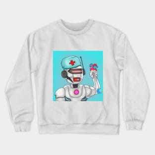 Cardiologist Robo-Doc Crewneck Sweatshirt